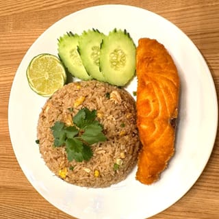 Salmon Fried Rice (New Menu )